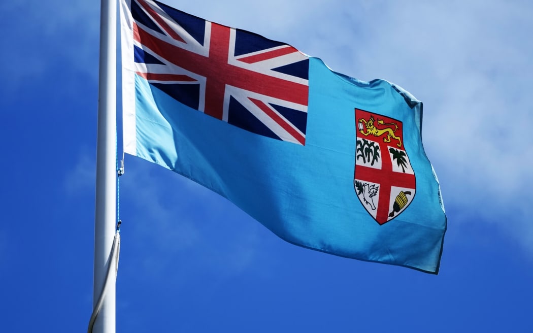 fiji flag at parliament